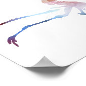 Struthiomimusskelett Poster (Ecke)