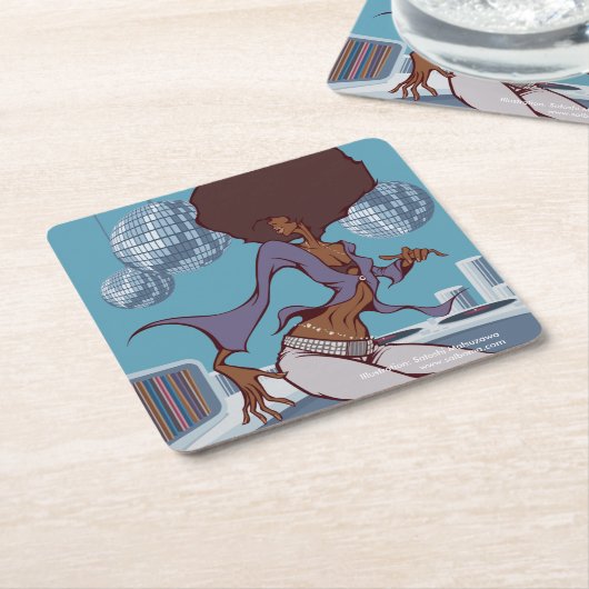 Strut'n' Get up Rechteckiger Pappuntersetzer (angewinkelt)