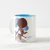 Strut'n' Get up Zweifarbige Tasse (Vorderseite Links)