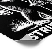 Strutsquatch Bigfoot Sasquatch Funny Jugend Türkei Poster (Ecke)