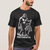 Strutsquatch Bigfoot Sasquatch Funny Jugend Türkei T-Shirt (Vorderseite)