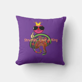 Struttin 'Like a King lila Kissen