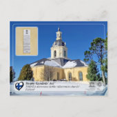 Struve Geodetic Arc - TORNEA Alatornion kirkko Postkarte (Vorderseite)