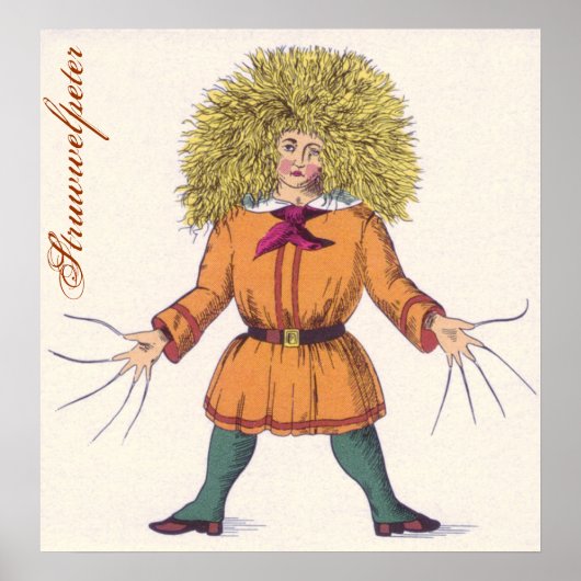 Struwwelpeter ~ Heinrich Hoffmann Poster (Vorne)