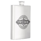 Strychnin Vintag Style Poison Label Flachmann (Rechts)