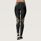 Strychnin Vintag Style Poison Label Leggings (Rückseite)