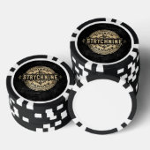 Strychnin Vintag Style Poison Label Pokerchips (Stapel)