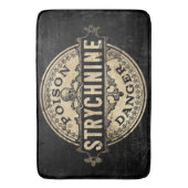 Strychnine-Vintager Art-Gift-Aufkleber Badematte (Vorderseite Vertikal)