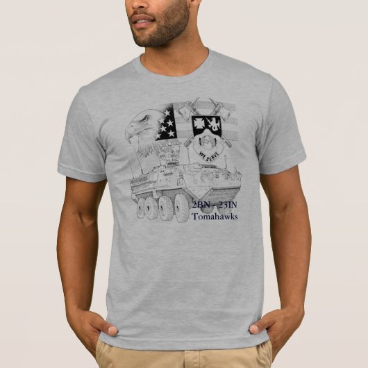 StrykerPenInk_smaller01_00, 2BN - 23INTomahawks T-Shirt (Vorderseite)