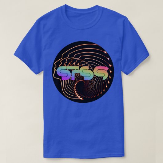 STS9 Psychedelic Face Swirl T-Shirt (Design vorne)