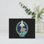 STS 116-Mission-Patch Postkarte (Stehend Vorderseite)