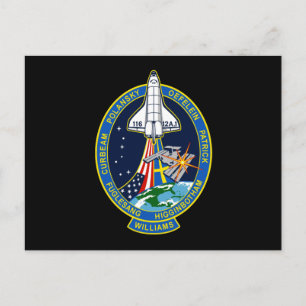 STS 116-Mission-Patch Postkarte