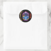 STS 117 Atlantis Runder Aufkleber (Tasche)