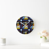STS-118-Mission-Patch Runde Wanduhr (Zuhause)