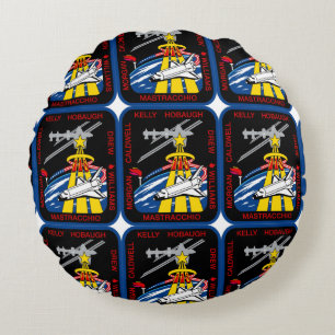 STS-118 Mission Patch-Wurfkissen Rundes Kissen
