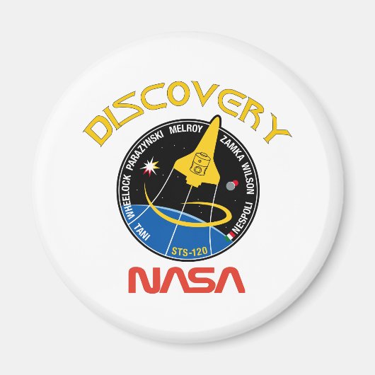 STS 120 Discovery Magnet (Vorne)