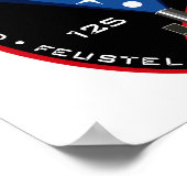 STS 125-Mission-Patch Poster (Ecke)
