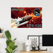 STS 126 Mission Poster (Heimbüro)
