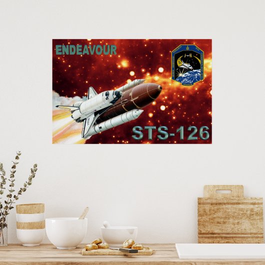 STS 126 Mission Poster (Küche)