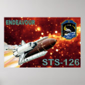 STS 126 Mission Poster (Vorne)