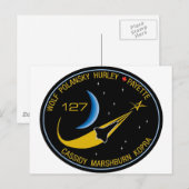 STS-127-Mission-Patch Postkarte (Vorne/Hinten)