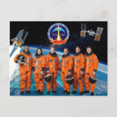 STS 133 CREW POSTKARTE (Vorderseite)