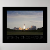 STS-134 Space Shuttle Endeavour Poster (Vorne)