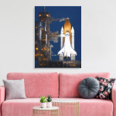 STS-135 Nächte vor dem Start gepackte Canvas Leinwanddruck (Insitu (Wohnzimmer))