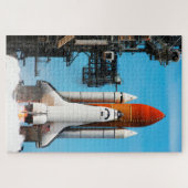 STS-135 Space Shuttle Atlantis hebt ab Puzzle (Horizontal)