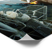 STS-135 Space Shuttle Atlantis Launch Poster (Ecke)