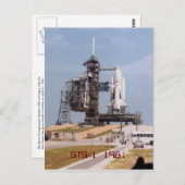 STS-1 1981 Postkarte (Vorne/Hinten)