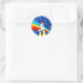 STS-27-Mission-Insignien Nasa-Logo Runder Aufkleber (Tasche)