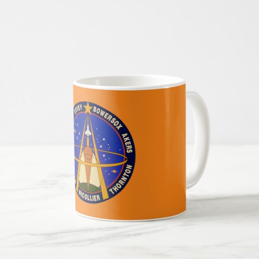 Sts-61-Mission-Patch Kaffeetasse (VorderseiteRechts)