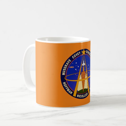 Sts-61-Mission-Patch Kaffeetasse (Vorderseite Links)