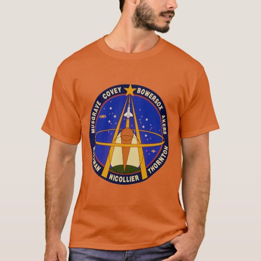 Sts-61-Mission-Patch T-Shirt (Vorderseite)