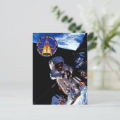 STS-61 (Musgrave EVA) Postkarte (Stehend Vorderseite)