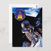 STS-61 (Musgrave EVA) Postkarte (Vorne/Hinten)