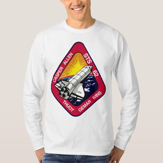 STS-62 MISSION PATCH T-Shirt (Vorderseite)