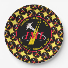 STS-65 Dienstsinsignien Pappteller