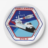 STS-6-INSIGNIA PAPPTELLER (Vorderseite)