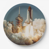 STS-6-Shuttle-Start Pappteller (Vorderseite)