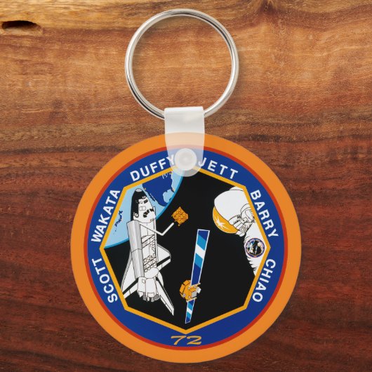 Sts-72 (Mission Patch) Schlüsselanhänger (Vorderseite)