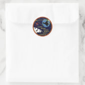 STS-77 RUNDER AUFKLEBER (Tasche)