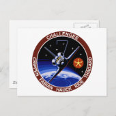 STS-7: Challenger OV-99 & Sally Ride Postkarte (Vorne/Hinten)