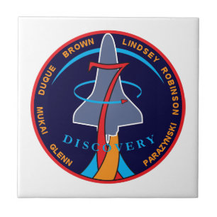 STS-95 Space Shuttle Discovery Missionsabzeichen L Fliese