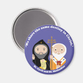 Sts. Cyril und Methodius Magnet (Vorderseite/Rückseite)