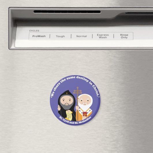 Sts. Cyril und Methodius Magnet (In Situ (Geschirrspüler))