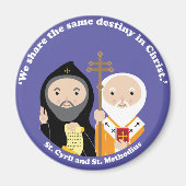 Sts. Cyril und Methodius Magnet (Vorne)