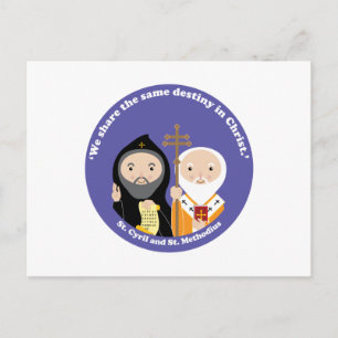 Sts. Cyril und Methodius Postkarte