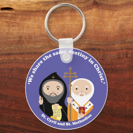 Sts. Cyril und Methodius Schlüsselanhänger (Vorderseite)